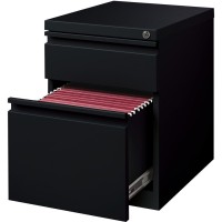 Lorell 20 2drawer BoxFile Steel Mobile Pedestal 15 x 199 x 238 for Box File Letter Mobility Ballbearing Suspens