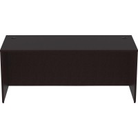 Lorell Espresso Laminate Desk 72 x 30295 Desk Shell 1 Finish Espresso