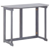 vidaXL Folding Balcony Table 354x197x291 Solid Acacia Wood 46326