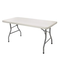 Oef Furnishings 5 Foot Heavy Duty Folding Table 30 X 60 Light Grey