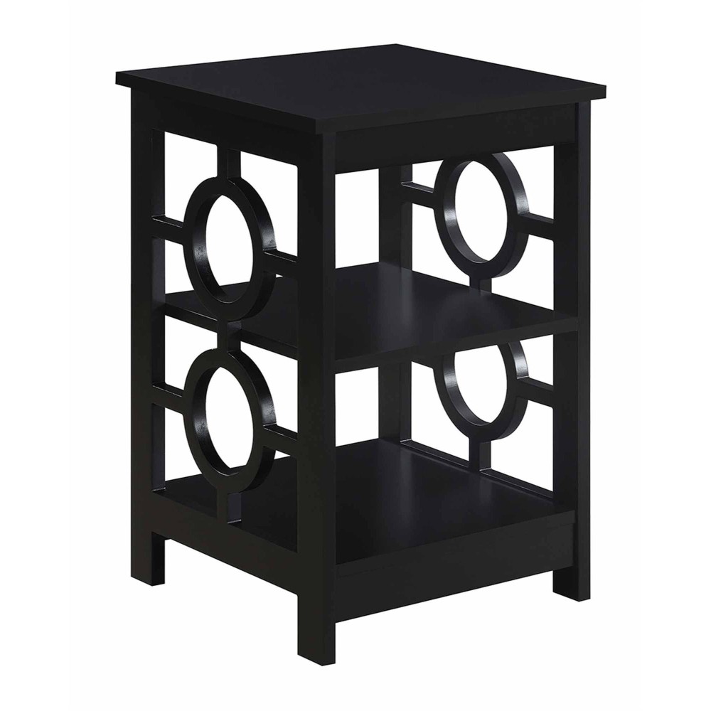 Convenience Concepts Ring End Table Black