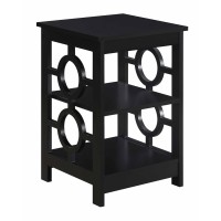 Convenience Concepts Ring End Table Black