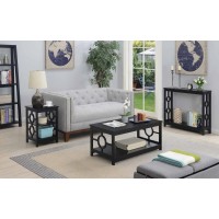 Convenience Concepts Ring End Table Black