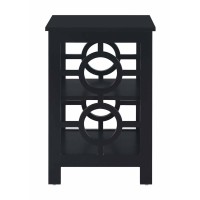 Convenience Concepts Ring End Table Black