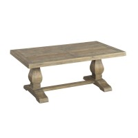 Martin Svensson Home Napa Pedestal Coffee Table Reclaimed Natural