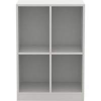 Lorell White Double CubbyLocker Storage Base 236 Width x 178 Depth x 344 Height White