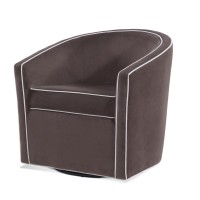 Keely Maple Brown Swivel Chair