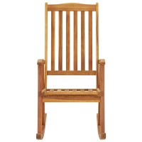 vidaXL Rocking Chair with Cushions Solid Acacia Wood 4187