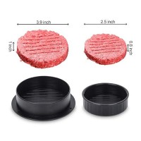 Hamburger Press  Hamburger Press Patty Maker  Burger Press Patty Maker  Patty Press For Stuffed Burgers  Sliders  Beef Burger  3 In 1 Non Stick Kitchen Barbecue Tool Grilling Accessories