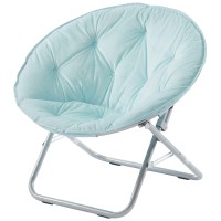 Urban Lifestyle Micromink Saucer Chair Light Blue Mint