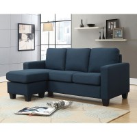 Wallace Bay Mcconnell Reconfigurable Chaise Sectional Marine Blue