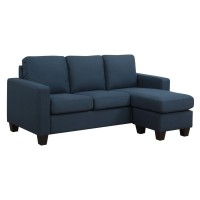 Wallace Bay Mcconnell Reconfigurable Chaise Sectional Marine Blue