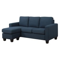 Wallace Bay Mcconnell Reconfigurable Chaise Sectional Marine Blue