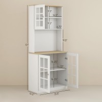 Homcom Kitchen Pantry Cabinet, 72