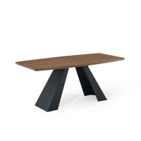 Modway Elevate Dining Table, Walnut