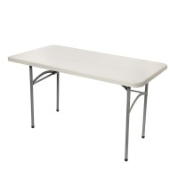 Oef Furnishings 4 Foot Heavy Duty Folding Table 24 X 48 Light Grey