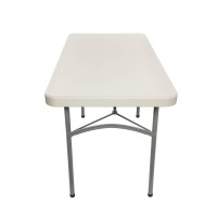 Oef Furnishings 4 Foot Heavy Duty Folding Table 24 X 48 Light Grey