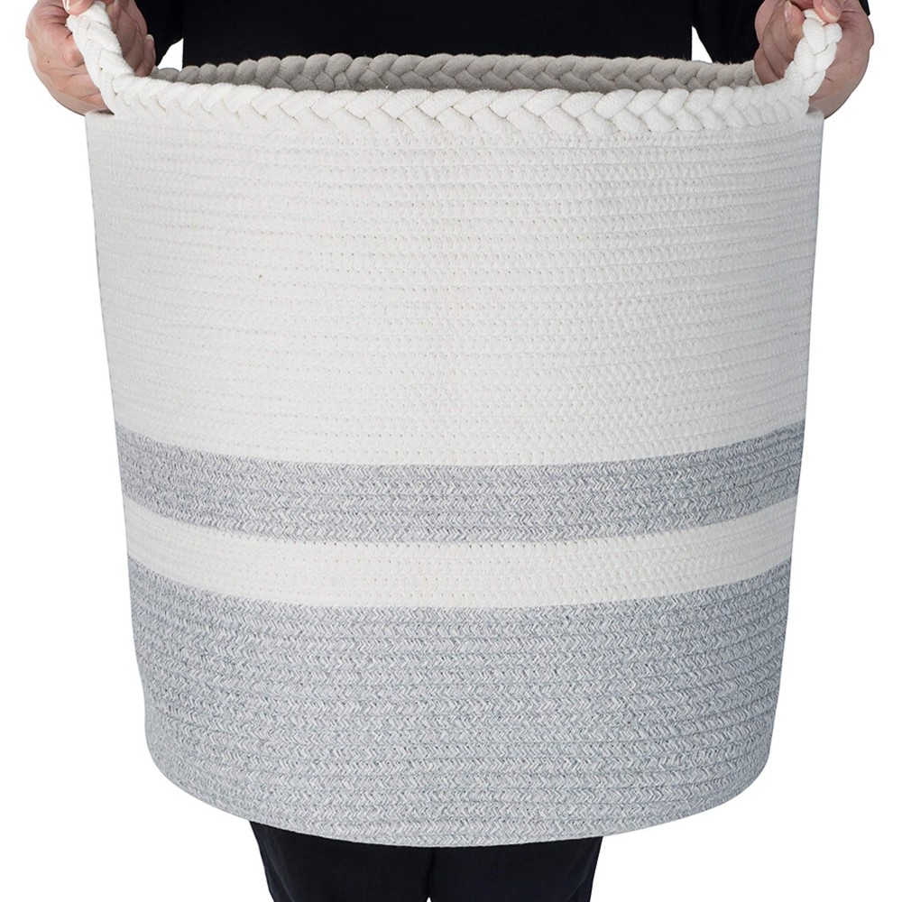 Woven Laundry Basket - Tall Basket 16