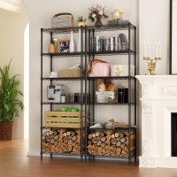 Singaye 6 Tier Adjustable Storage Shelf Wire Shelving Unit Metal Shelves Unit Storage  Standing Shelf Units 21.25