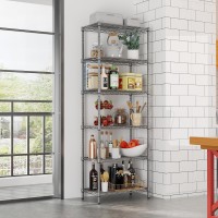 Singaye 6-Shelf Wire Shelving Unit  Adjustable Metal Shelves  Standing Shelf  21.25