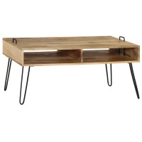 vidaXL Coffee Table Solid Mango Wood 394x236x177 246020