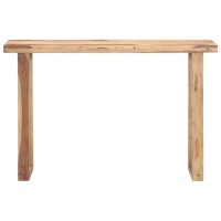 vidaXL Console Table 46.5x15.7x29.9 Solid Sheesham Wood