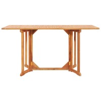 vidaXL Folding Butterfly Garden Table 591x354x295 Solid Teak Wood 49000