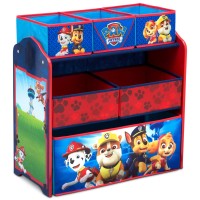 Delta Children 6 Bin Design And Store Toy Organizer - Greenguard Gold Certified, Nick Jr. Paw Patrol