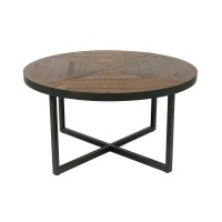 Wallace Bay Oceans Round Coffee Table Antique Pine