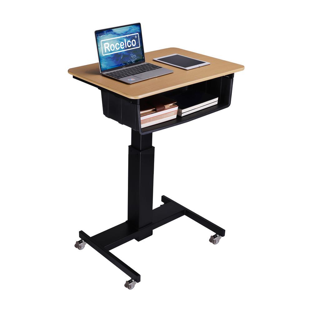 Rocelco 28 Height Adjustable Mobile School Standing Desk