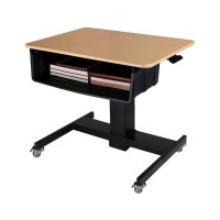 Rocelco 28 Height Adjustable Mobile School Standing Desk