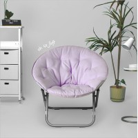 Urban Lifestyle Micromink Foldable Saucer Chair Lavender