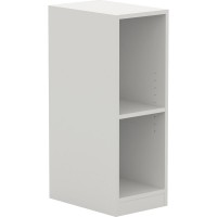 Lorell White Single CubbyLocker Storage Base 118 Width x 178 Depth x 344 Height White