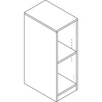 Lorell White Single CubbyLocker Storage Base 118 Width x 178 Depth x 344 Height White