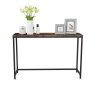 Console Table For Entryway Narrow Sofa Tables Entryway Table Rustic Narrow Entrance Console Table Front Door Console Table Accent Table For Living Room Entryway Corridor Hallway Rustic Brown