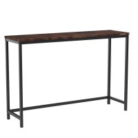 Console Table For Entryway Narrow Sofa Tables Entryway Table Rustic Narrow Entrance Console Table Front Door Console Table Accent Table For Living Room Entryway Corridor Hallway Rustic Brown