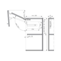 Grass Kinvaro F-20 F20 Type 6 / C Set + Video Assembly Instructions Hetal Nobilia Folding Flap Fitting