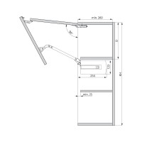 Grass Kinvaro F-20 F20 Type 6 / C Set + Video Assembly Instructions Hetal Nobilia Folding Flap Fitting