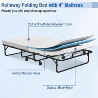Giantex Folding Bed With 4