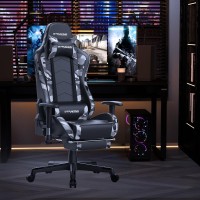 Gtracing Gaming Chair With Footrest And Bluetooth Speakers Music Video Game Chair Heavy Duty Ergonomic Computer Office Desk Chai