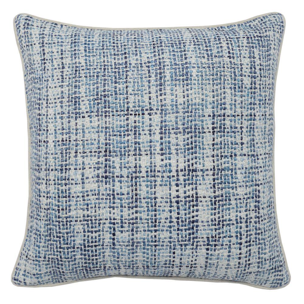 Kosas Home Baxter Woven 22 Throw Pillow Blue