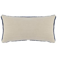 Kosas Home Nakeya Knitted 14 x 26 Throw Pillow Indigo