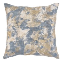 Kosas Home Lucia Embroidered 22 Throw Pillow Blue