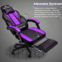 Lemberi Gaming Chairs For Adults Ergonomic Video Game Chairs With Footrest Big And Tall Gaming Chair 400Lb Weight Capacity Raci