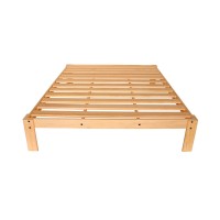 Centro Maderero De Los Altos Base Queen Size Detachable Eco, Natural Varnished