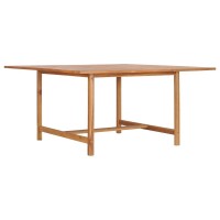 vidaXL Garden Table 591x591x299 Solid Teak Wood 49008