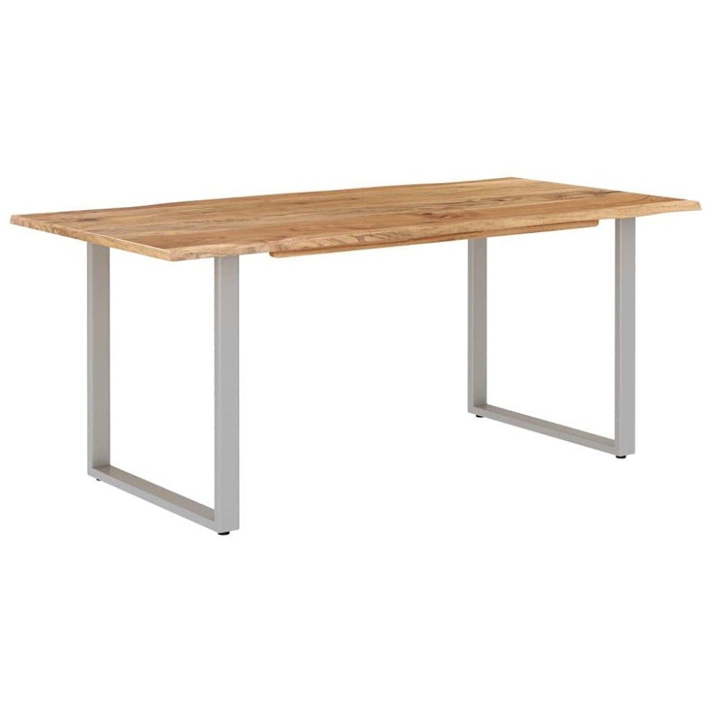 Vidaxl Dining Table, Kitchen Table For Breakfast Dinner, Dining Room Table, Dining Furniture, Table De Cuisine, Scandinavian, Solid Acacia Wood
