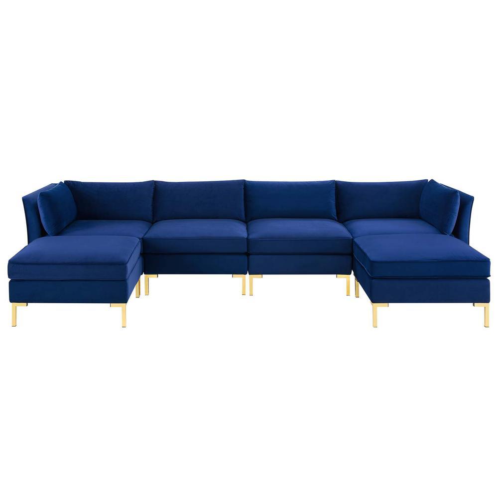 Ardent 6Piece Performance Velvet Sectional Sofa