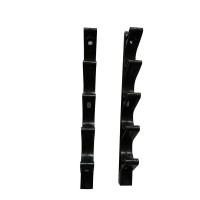 Suq I Ome Multi Position Adjustment Brackets For Chaise Lounge Reclining Brace Heavy Duty Screwed Or Riveted Joint Girder Convertible Outdoor Patio Furniture Durable (5 Position, Black)
