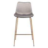 Tony Barstool Gray And Gold